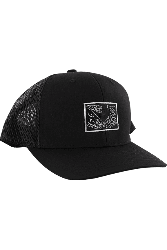 Snake Shake Mesh Black / Yellow Hat - Adjustable