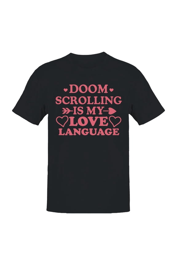 Doom Scrolling Love Language Men's T-shirt