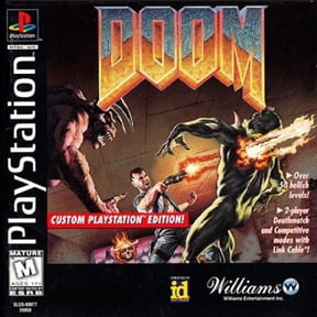 Restored Doom, by Midway, Physical Format/PlayStation, Shooter Game, Parental Controls, 2 Offline Players