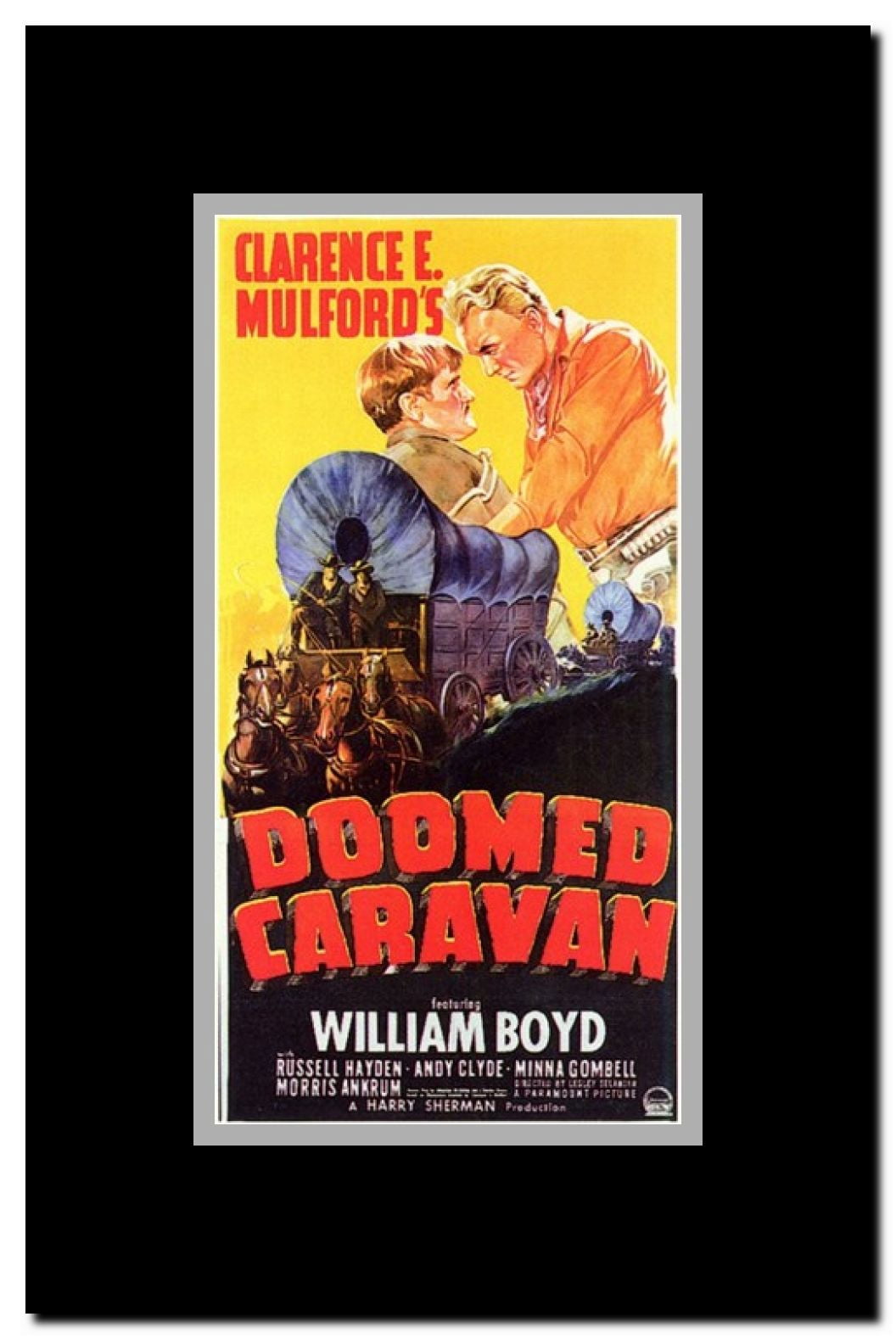 Doomed Caravan Framed Movie Poster