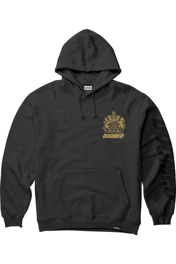 Doomed Crest Pullover Hoody [Black]