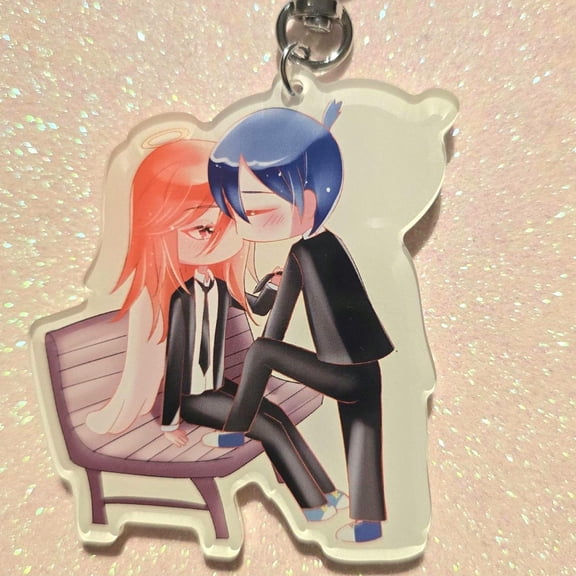 Doomed Yaoi Akiangel Keychain | Bl Charm| Cute Anime Merch Gift (1 keychain)