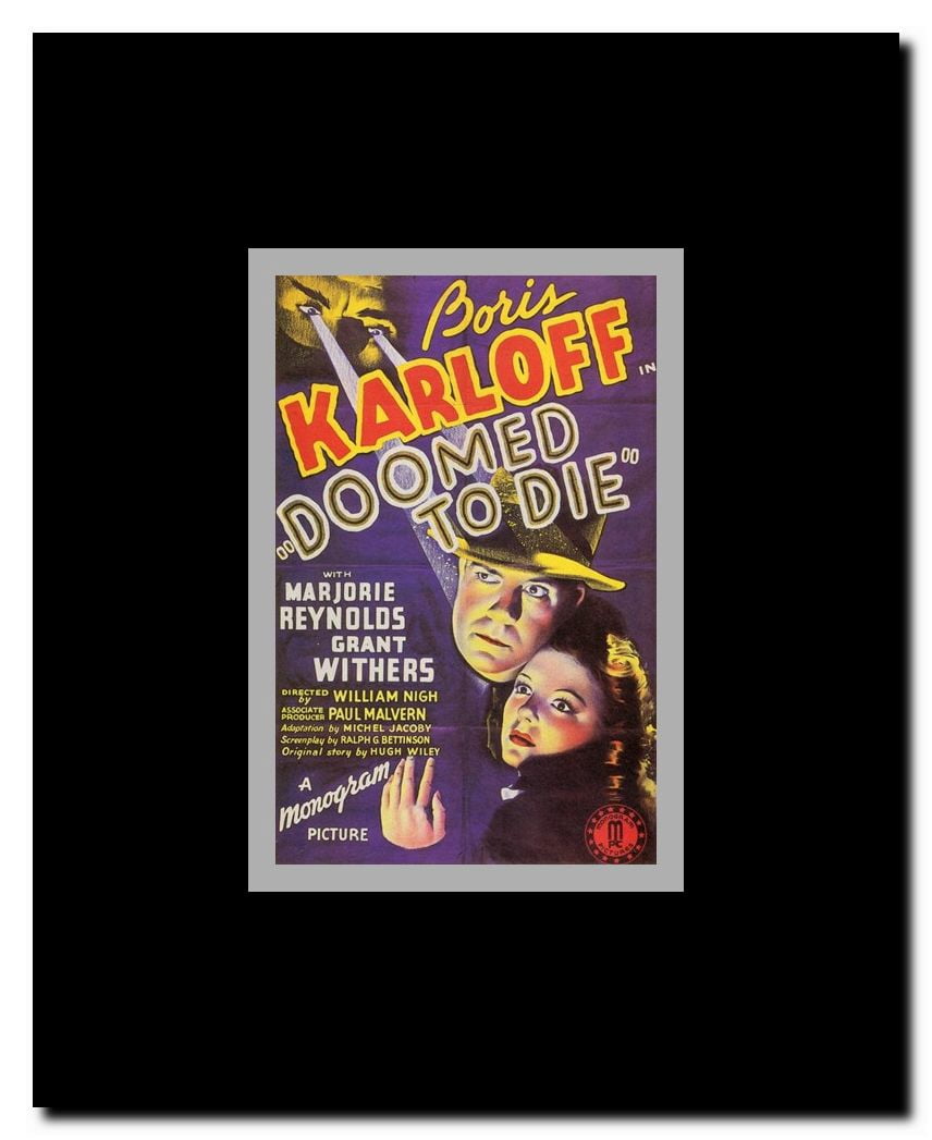 Doomed to Die Framed Movie Poster
