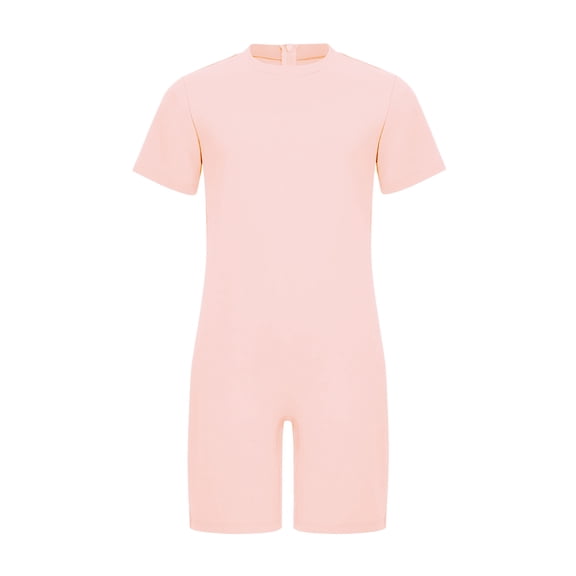 Doomiva Adaptive Clothing for Kids Special Needs Autism Sensory Jumpsuit Anti-Strip Romper Bodysuit with Back Zipper Pink 14
