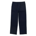 thumbnail image 1 of Doomiva Boy's Elastic Waistband School Uniform Dress Pants Work Wear Relaxed Fit Pants Navy Blue 16, 1 of 2
