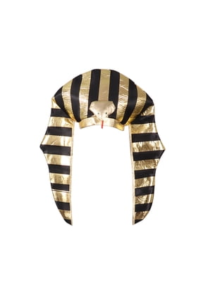 Carnival Party Performance Hat Golden Pharaoh Hat Snake Style Head Hat for Photography Gold&Black One Size