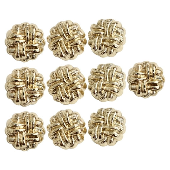 Doomiva Clothes Buttons Retro Metal Sewing Buttons for Blazer, Suits, Coat, Uniform, Jacket Size A 10Pcs Gold One Size