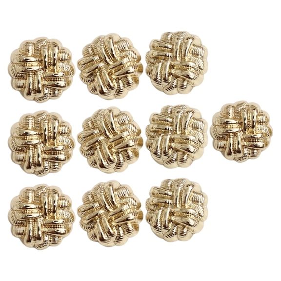 Doomiva Clothes Buttons Retro Metal Sewing Buttons for Blazer, Suits, Coat, Uniform, Jacket Size C 10Pcs Gold One Size