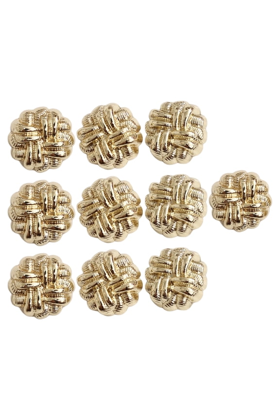 Clothes Buttons Retro Metal Sewing Buttons for Blazer, Suits, Coat, Uniform, Jacket Size C 10Pcs Gold One Size