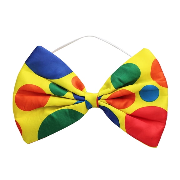 Doomiva Clown Accessories Set, Clown Wig Clown Nose Bow Tie and Gloves for Halloween Carnival Clown Dress Up Multicolor B One Size