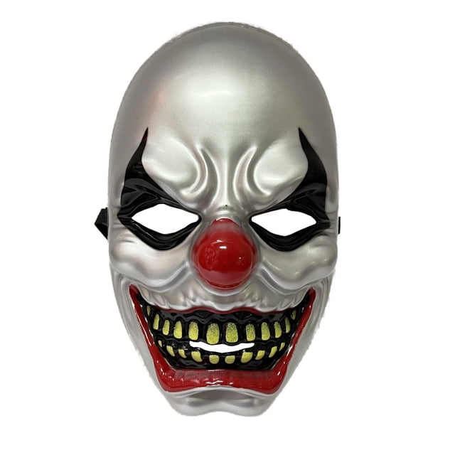 Doomiva Creepy Clown Mask Scary Clown Mask Zombie Mask Clothing ...
