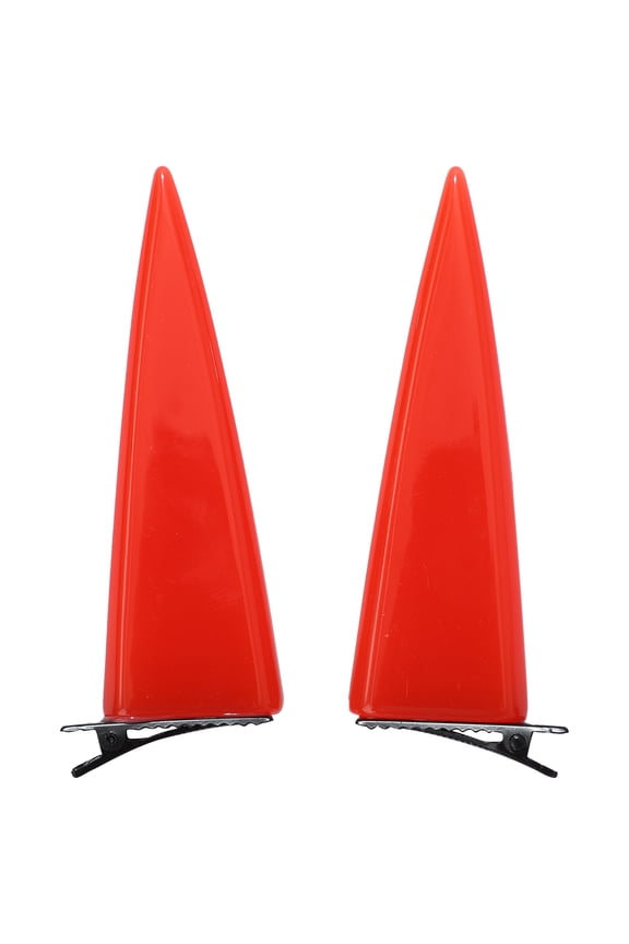 Devil Horns Hair Clips Headwear Lovely Vampire Fashion Headdress Accessories Red 1 One Size