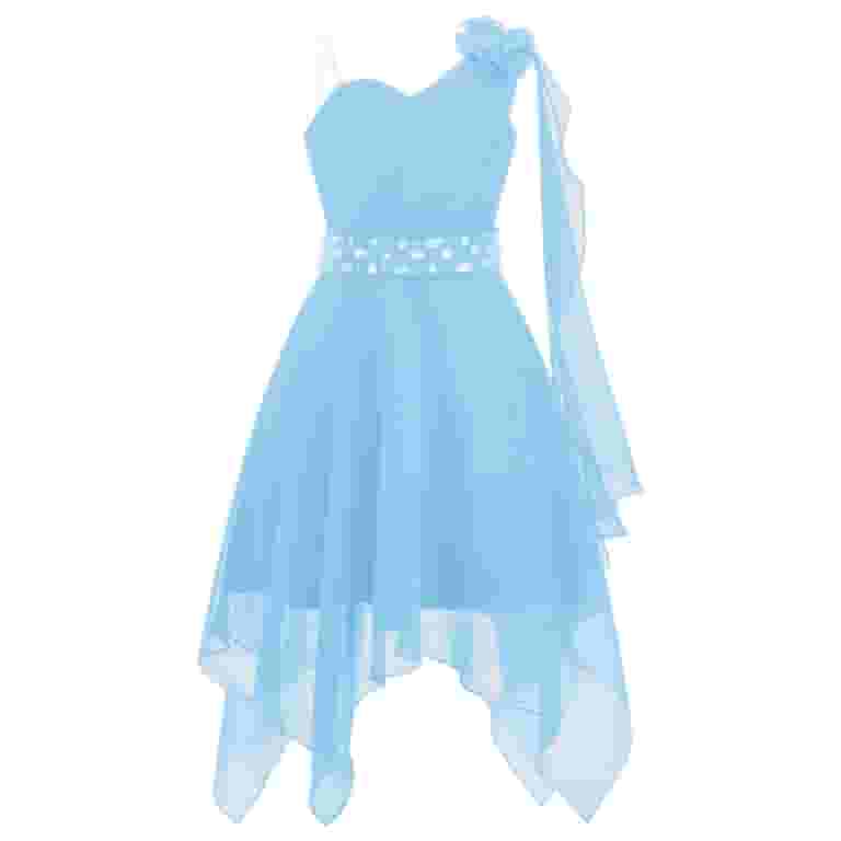 Doomiva Girls Wedding Dress Ruched Bridesmaid Formal Long Gown Lace Princess Party Prom Dresses Light Blue 10 - Walmart.com Doomiva Girls Wedding Dress Ruched Bridesmaid Formal Long Gown Lace Princess Party Prom Dresses Light Blue 10 - Walmart.com