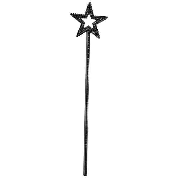 Doomiva Glitter Star Fairy Wand For Kids - Plastic Magic Toy Black One Size