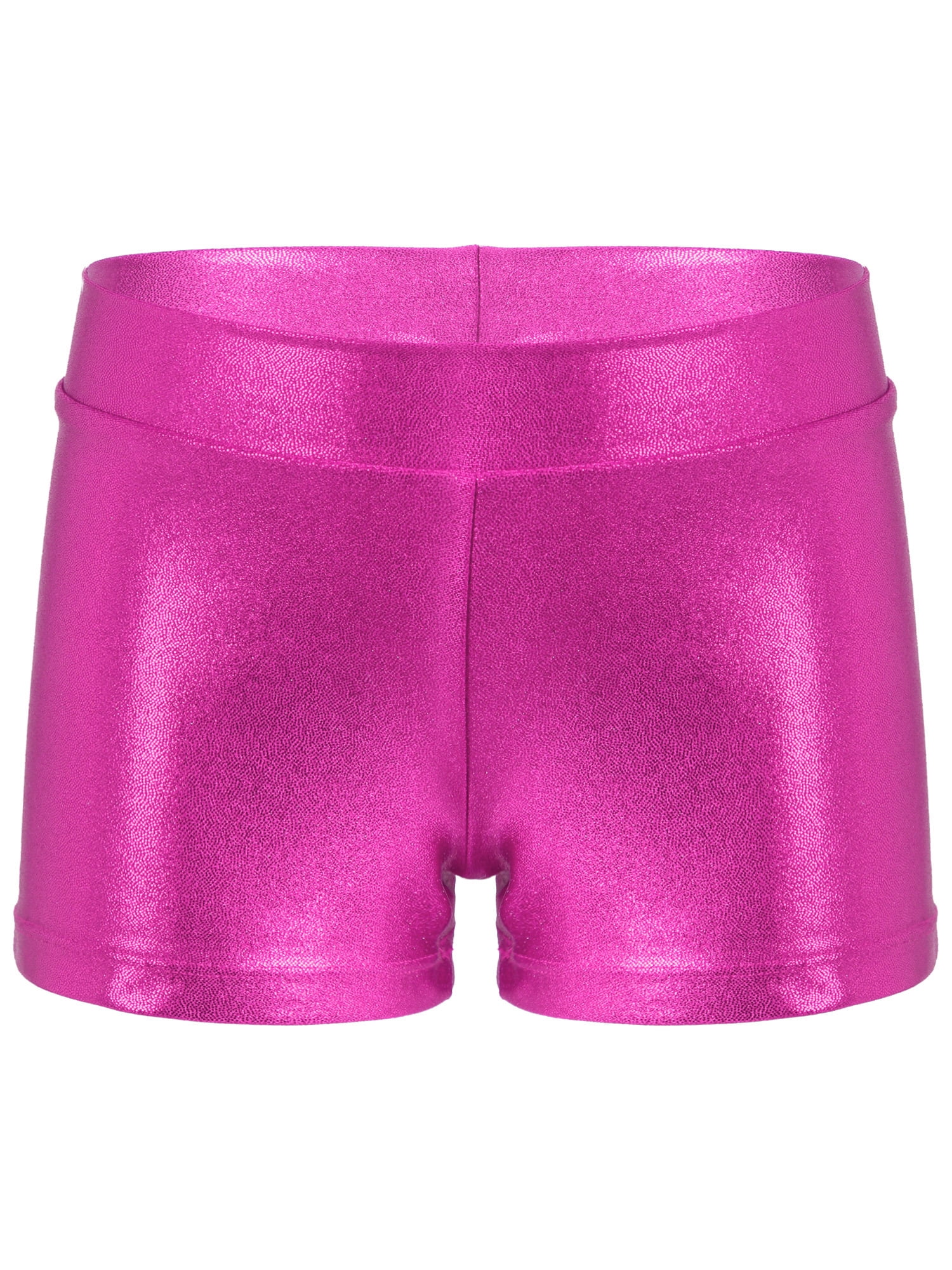 Child Metallic Splatter Booty Shorts main image 1