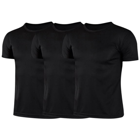 Doomiva Kids 3 Pcs UPF 50+ UV Sun Protection Rash Guard Quick Dry Sport Athletic T-shirts Swimming Black 140