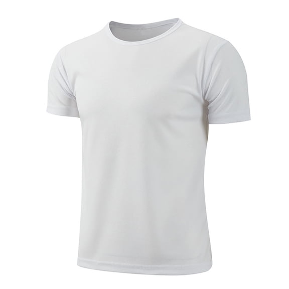 Doomiva Kids Boys UPF 50+ Rash Guard Quick Dry Athletic T-Shirts Short Sleeve Sports Tops White 10-11