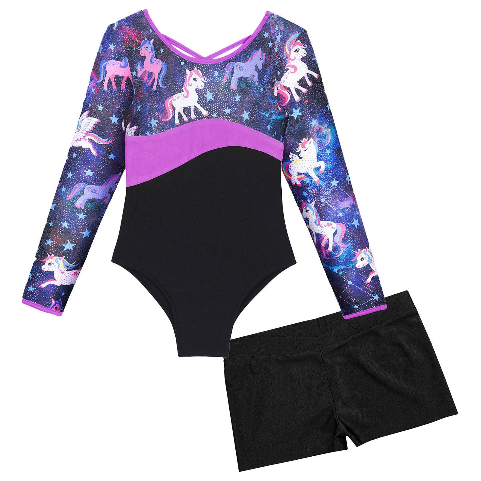 Men's Ice Silk Leotard - Stretchy Nylon Bodysuit For Gymnastics & Swimming | Glossy Short Sleeve Sport Wear