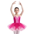 thumbnail image 1 of Doomiva Kids Girls Camisole Ballet Leotard Tutu Skirt Swan Lake Fancy Princess Dance Dress Ballerina Outfit Hot Pink 16, 1 of 6