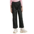 thumbnail image 1 of Doomiva Kids Girls Casual Athletic Cargo Pants Hip Hop Dance Trousers Joggers Sweatpants A Black 8, 1 of 6