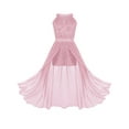 thumbnail image 1 of Doomiva Kids Girls Floral Lace Maxi Dress Wedding Birthday Party Formal Dress Princess Gown Pink 16, 1 of 7