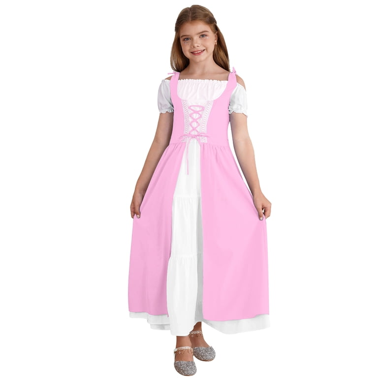 open lace back dress Little Adventures 11362 Scottish Princess