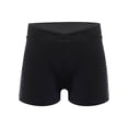 thumbnail image 1 of Doomiva Kids Girls Yoga Athletic Shorts Ballet Dance Tumbling Short Sparkly Rhinestones Dancing Black 16, 1 of 6