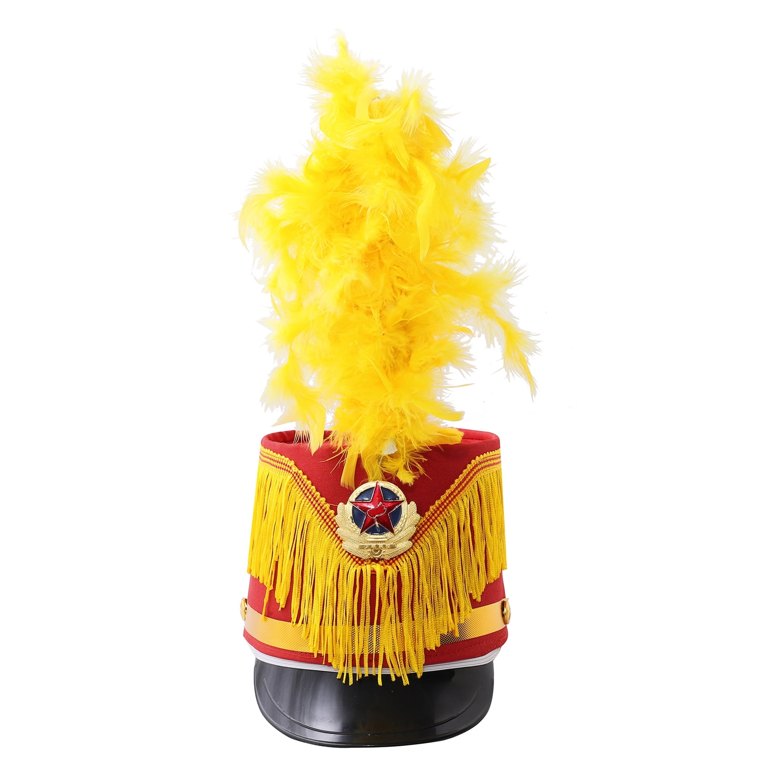 Doomiva Kids Majorette Hat Toy Soldier Hats Marching Band Hat Drummer ...