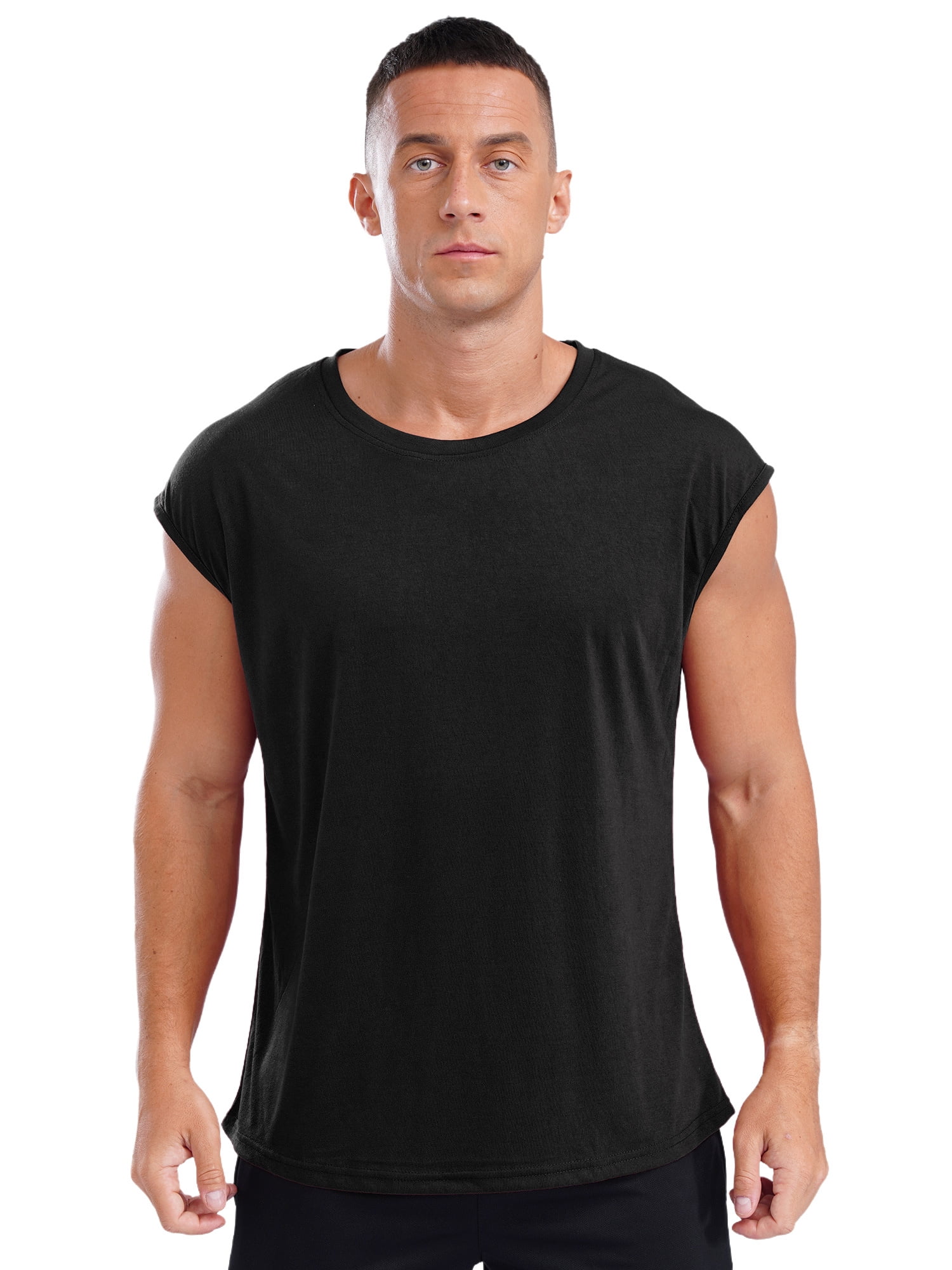 Men's Stretch Mesh Tank Top Sleeveless Muscle Shirt