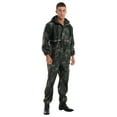 thumbnail image 1 of Doomiva Motorcycle Rain Suit For Men&Women One Piece Waterproof Coveralls Reflective Strip Rainsuit Camouflage 3XL, 1 of 7
