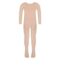thumbnail image 1 of Doomiva Thermal Underwear Girls Boys Long John Set Fleece Lined Kids Base Layer Thermals Sets Ballet Nude A M, 1 of 7