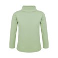 thumbnail image 1 of Doomiva Toddlers Baby Boys Girls Basic Solid Color Turtleneck T-Shirt Tops Cotton Mock Neck Long Green 90, 1 of 7