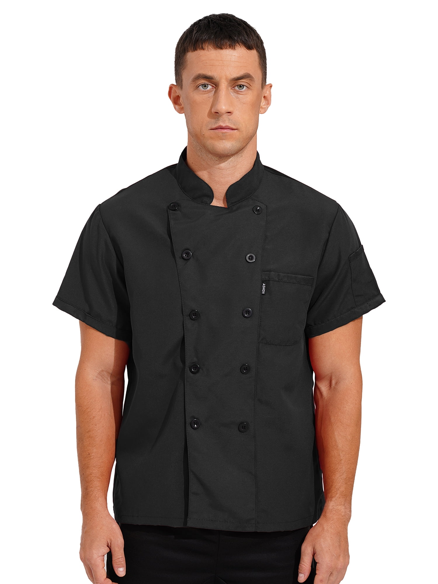 Doomiva Unisex Chef Coat Pressional Hotel Kitchen Chef Jacket Men Women ...