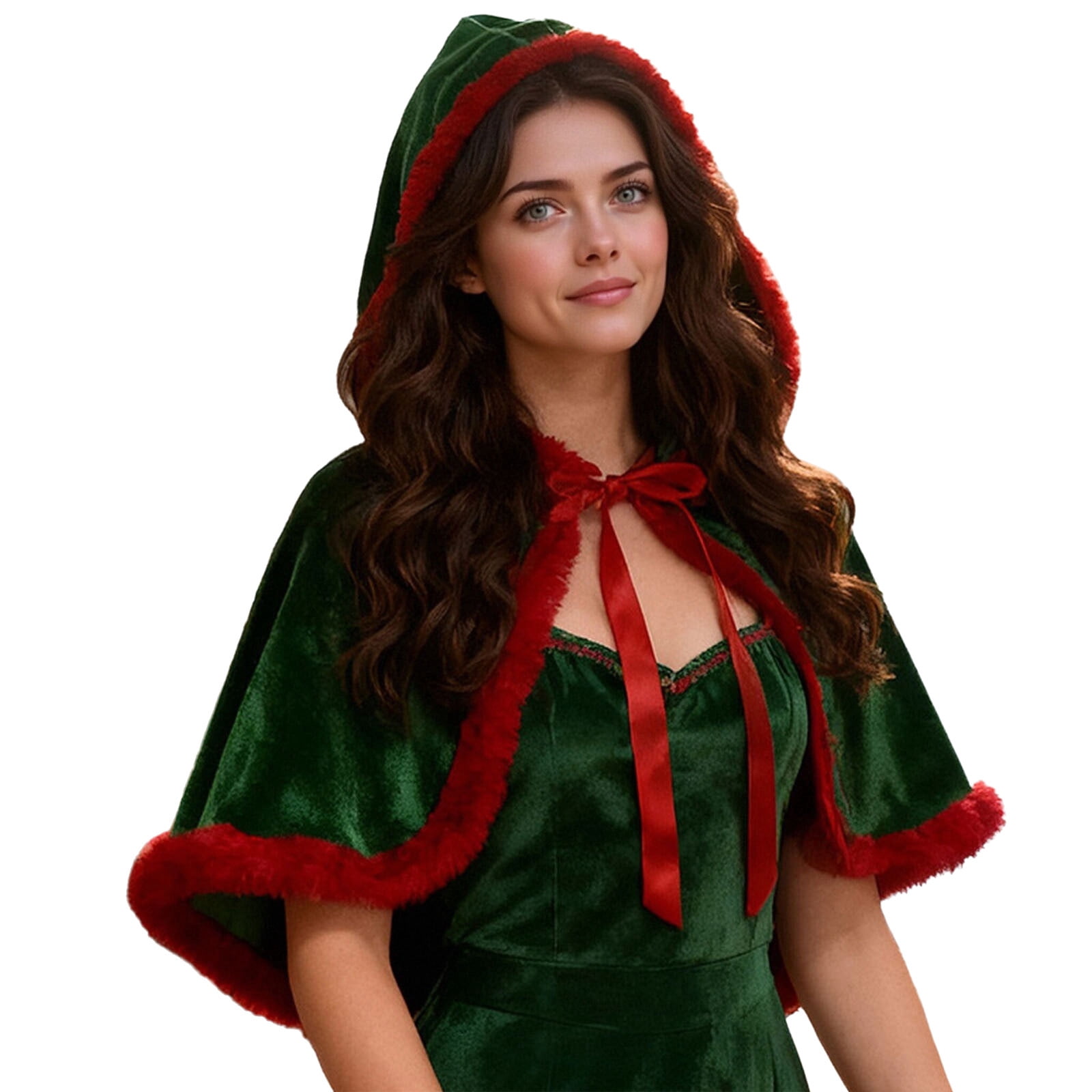 Christmas Robe Top Doomiva Women Christmas Santa Robe Cape Xmas Hooded Cloak Masquerade ...