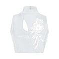thumbnail image 1 of Doomiva Women Lyrical Dance Tops Sparkly Sequins Crop Top Modern Contemporary Ballet Dancewear White XL, 1 of 5