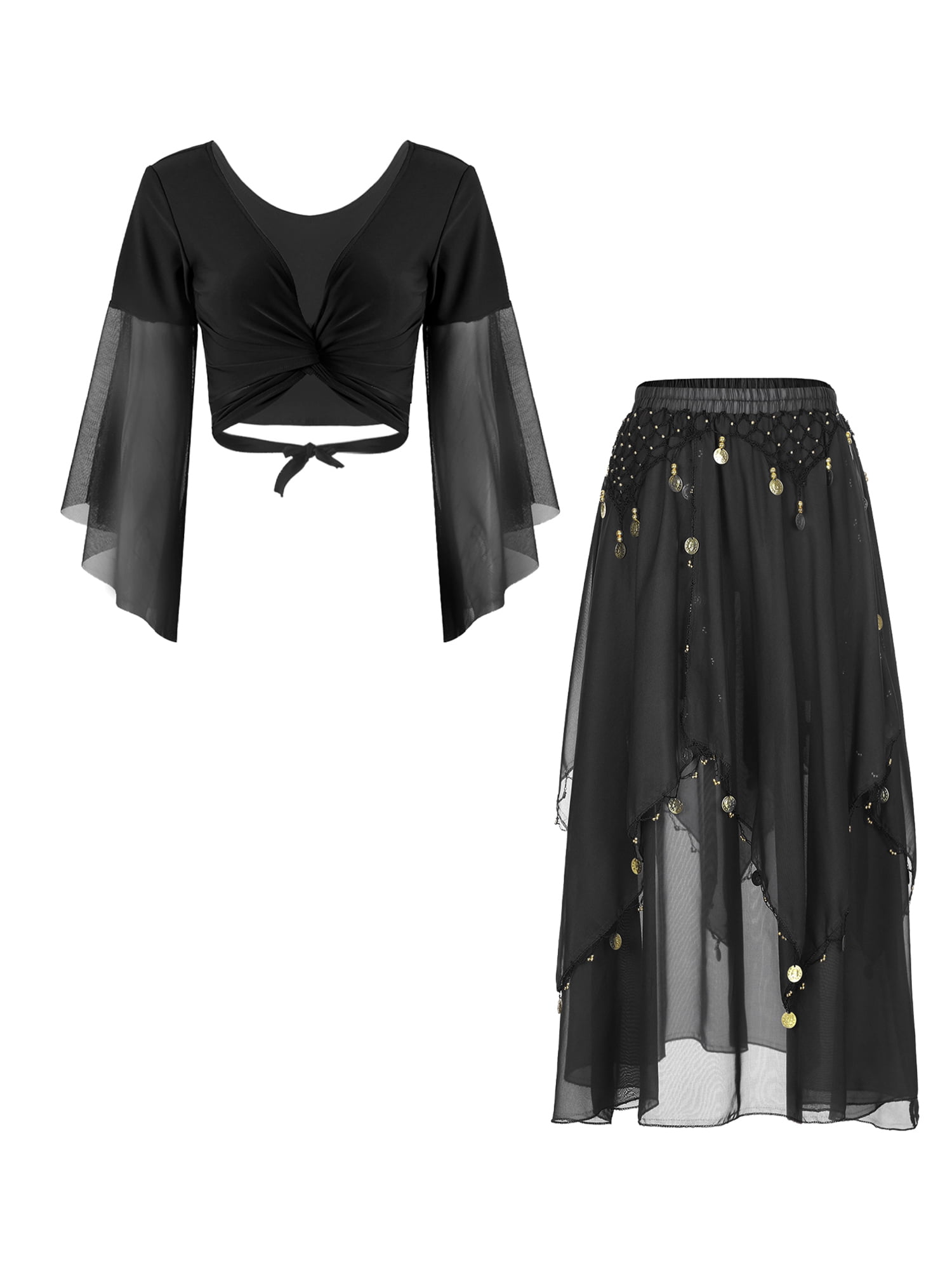 irregular chiffon skirt with ruffle details 4455 irregular chiffon skirt with ruffle details 4455