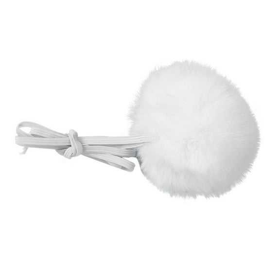 Doomiva Women's Bunny Cosplay Set Rabbit Ears Headband Bow Tie Collar Cuffs Rabbit Tail Cosplay Party Halloween Easter Clothing Props White One Size