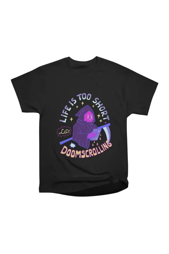 Doomscrolling T-Shirt Tee Gift For Him Merch For Her Apparel For Friend