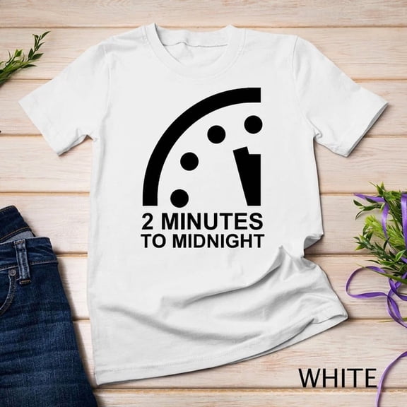 Doomsday Clock Unisex S-5XL T-Shirt Birthday Gifts; For Men & Women