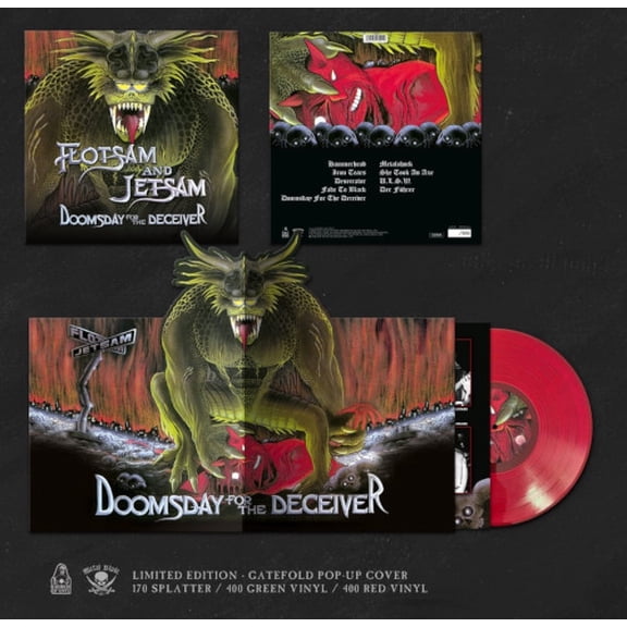Flotsam & Jetsam Doomsday For The Deceiver (Red Pop-Up Vinyl LP) (Vinyl Record)