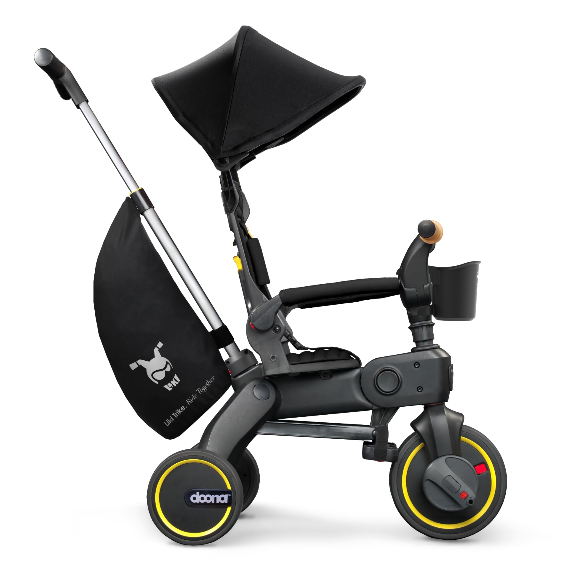 リキトライク★プレミアム★ナイトロブラック⭐︎S5 Liki Trike S5 - Nitro Black | Doona™ | 5 in 1 compact tricycle