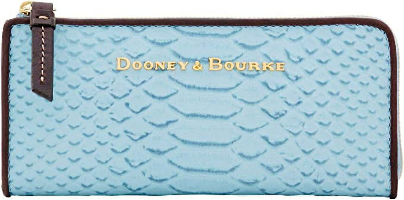 Dooney Bourke Caldwell Zip Clutch Dusty Blue