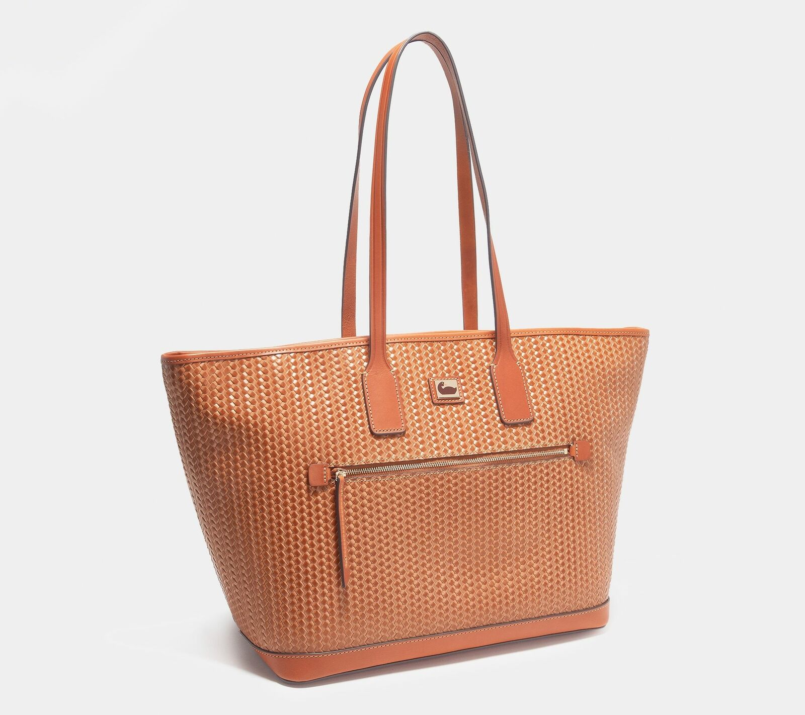 Dooney Bourke Camden Leather Woven Embossed Large Tote Walmart