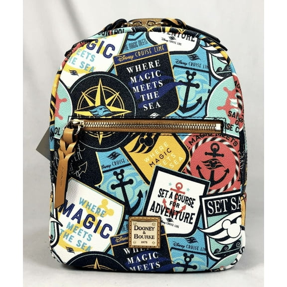 Dooney & Bourke Disney Cruise Line Luggage Stickers Backpack