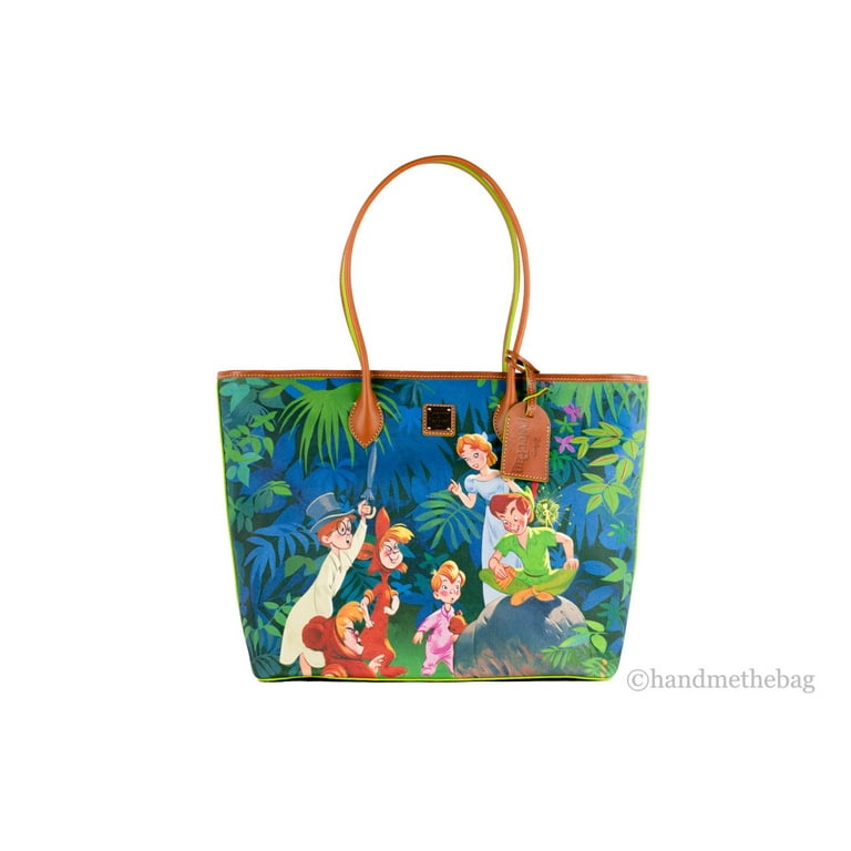 Dooney Bourke Disney Peter Pan Tinker Bell Storybook Large Tote Handbag Purse