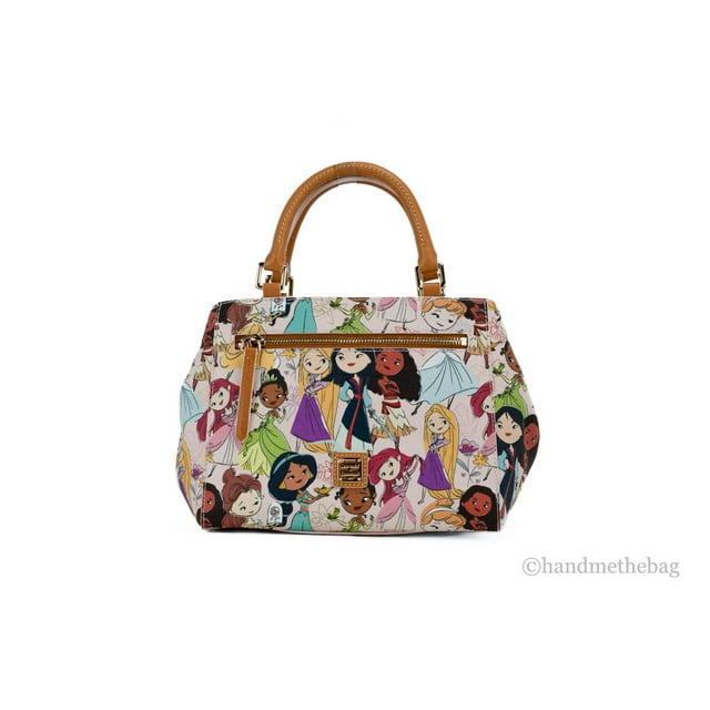 Dooney & Bourke Disney Princess Pink Coated Satchel Crossbody Handbag