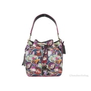 Dooney & Bourke Disney Rescuers Coated Canvas Drawstring Bucket Shoulder Handbag