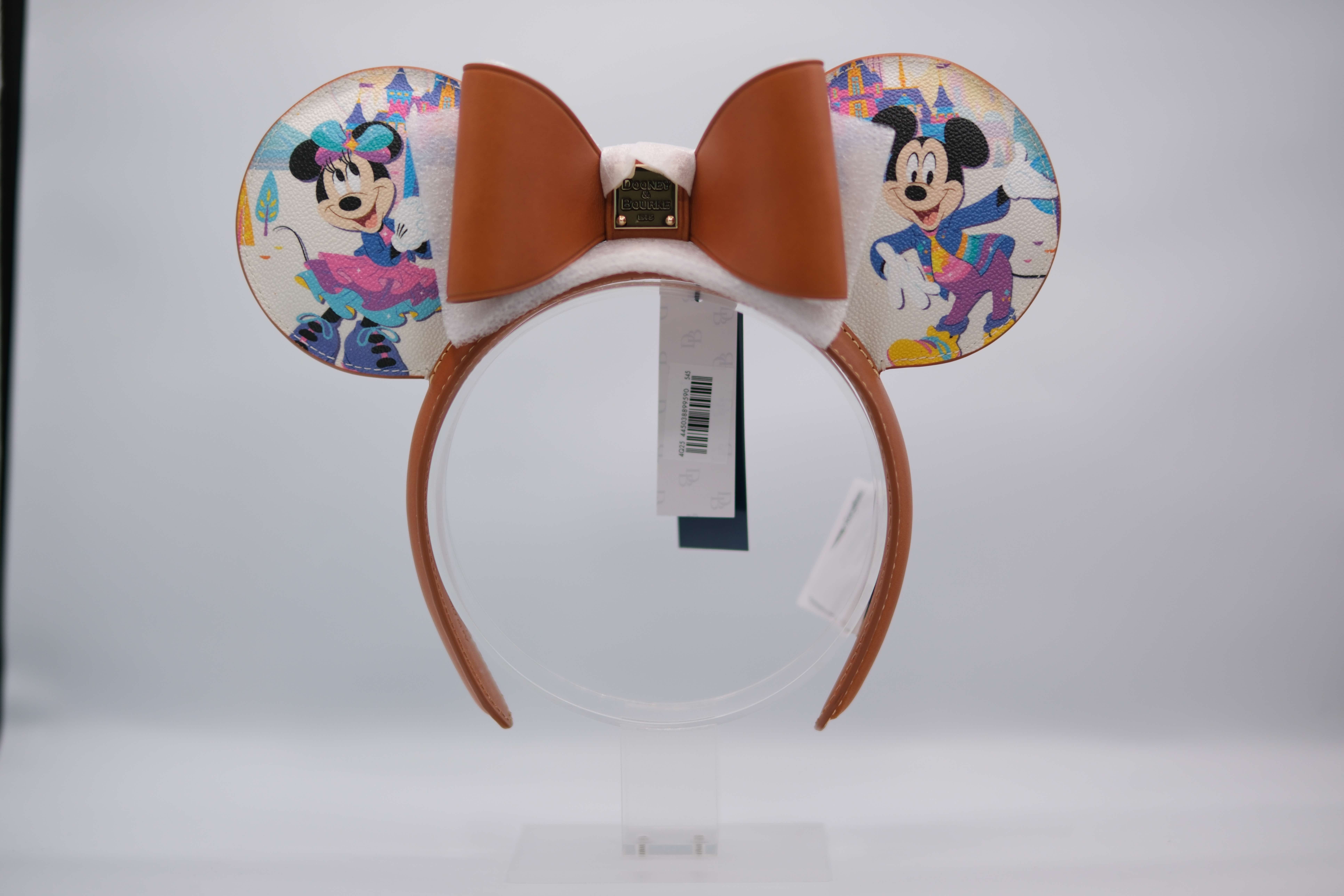 Minnie & Mickey Mouse Dooney & Bourke Ear Headband –Disneyland 70th Anniversary Dooney & Bourke Disneyland 70th Anniversary Ear Headband  main image 2