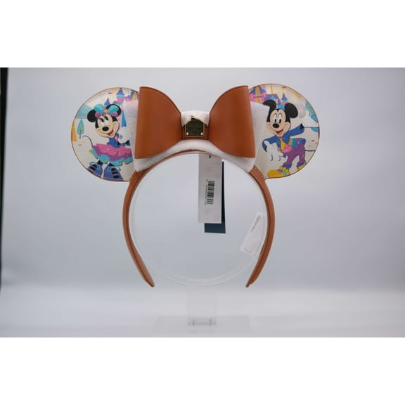 Dooney & Bourke Disneyland 70th Anniversary Ear Headband Mickey & Minnie Limited Release $198
