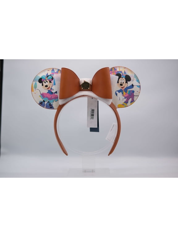 Disneyland 70th Anniversary Ear Headband Mickey & Minnie Limited Release $198